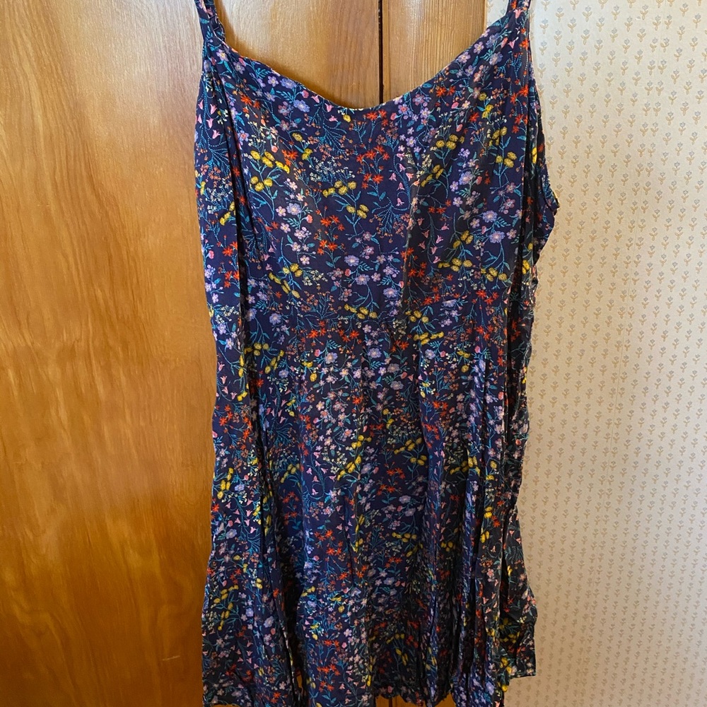 Spaghetti strap floral dress